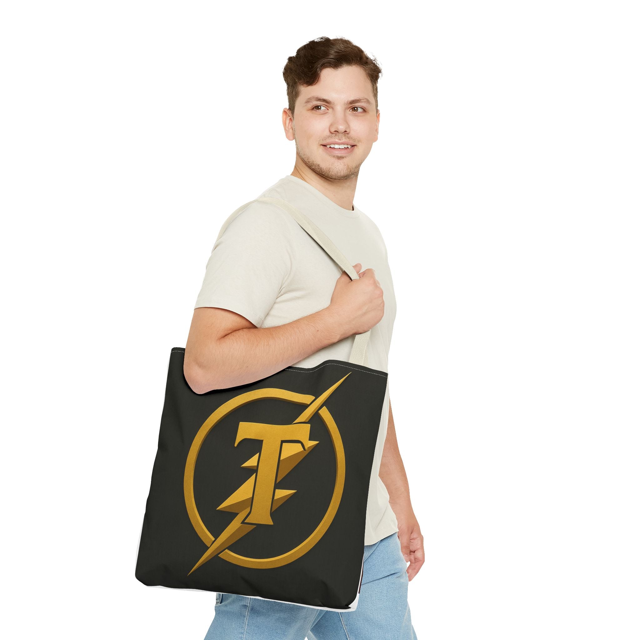 Superhero Tote Bag, AOP Stylish Tote for Comic Book Lovers, Perfect for Events, Shopping, Gift for Fans, Geek Chic Bag