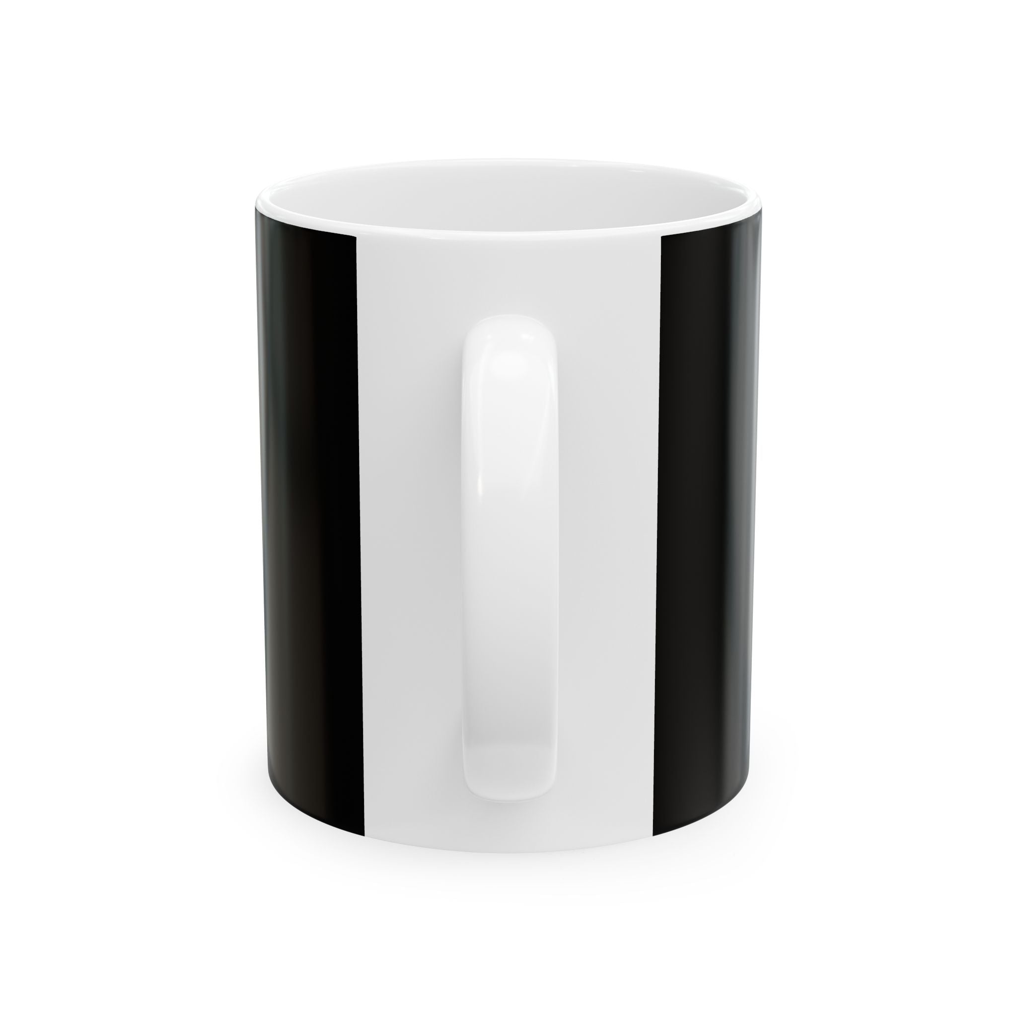 Bold Lightning Ceramic Coffee Mug, Energy Drinkware, Gift for Coffee Lovers, Black and Gold Design, Unique Tea Cup, Perfect for Birthdays