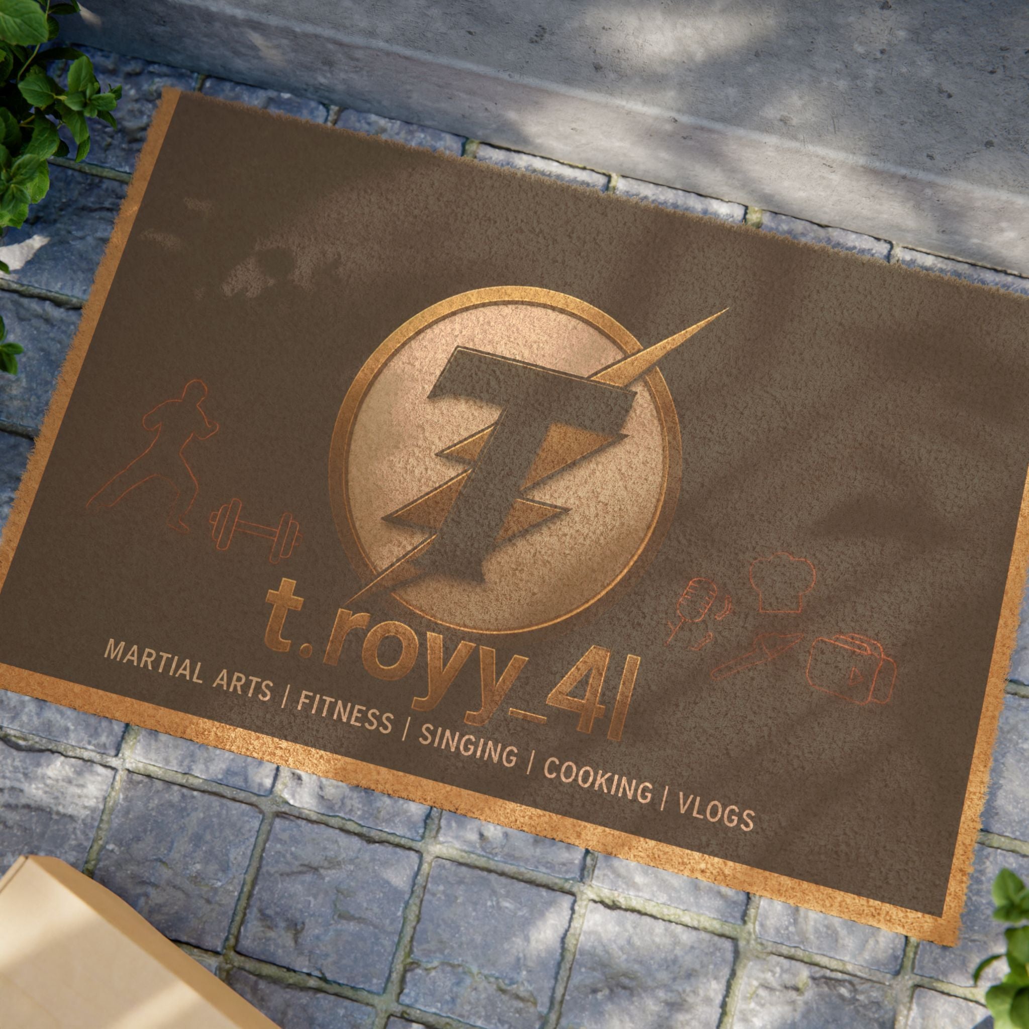 Personalized Doormat for Martial Arts Enthusiasts, Home Decor, Unique Gift, Family Welcome Mat, Fitness Lover's Entryway