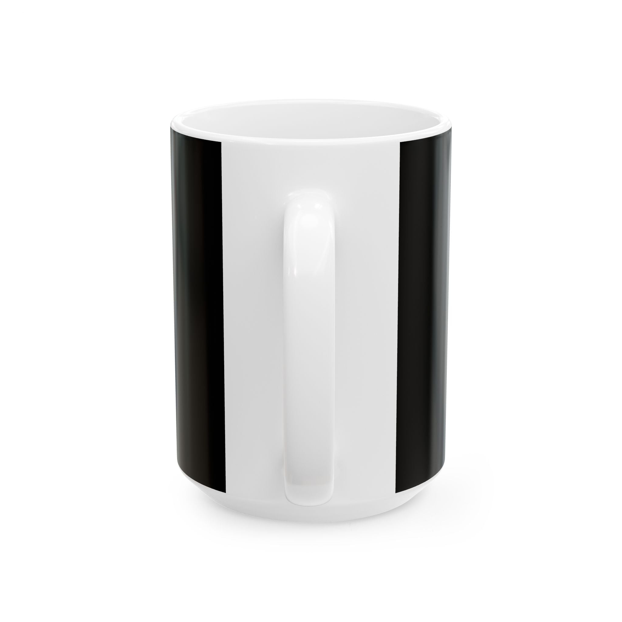 Bold Lightning Ceramic Coffee Mug, Energy Drinkware, Gift for Coffee Lovers, Black and Gold Design, Unique Tea Cup, Perfect for Birthdays